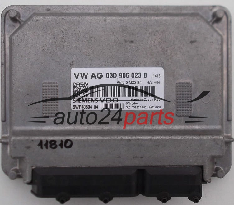 03D906023B, 03D 906 023 B, SIEMENS VDO 5WP40504 04, 5WP4050404