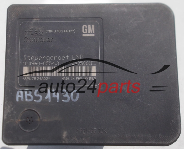 ABS CENTRALINA POMPA  ASTRA H ZAFIRA B GM 13 246 535 BL, 13246535, ATE 10.0206-0290.4, 10020602904, 10.0960-0554.3, 10096005543
