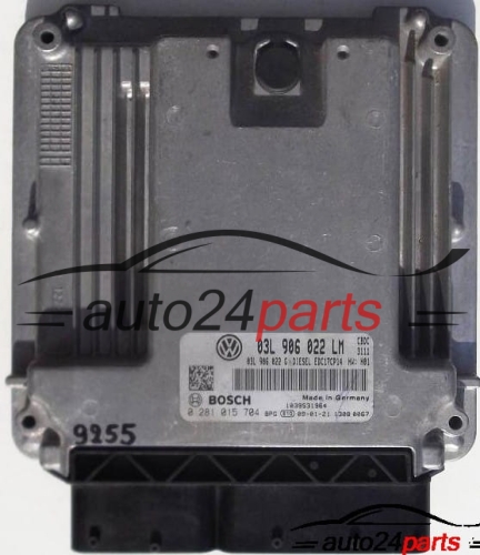 ECU ENGINE CONTROLLER VW VOLKSWAGEN GOLF PLUS II, BOSCH 0 281 015 704