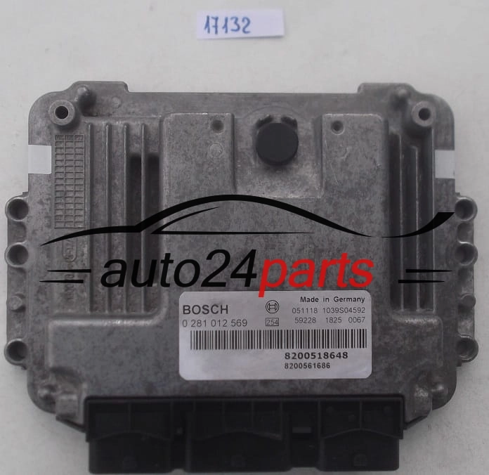 ECU ENGINE CONTROLLER SUZUKI GRAND VITARA 1.9 DID BOSCH 0 281 012 569, 0281012569, 8200518648, 8200561686