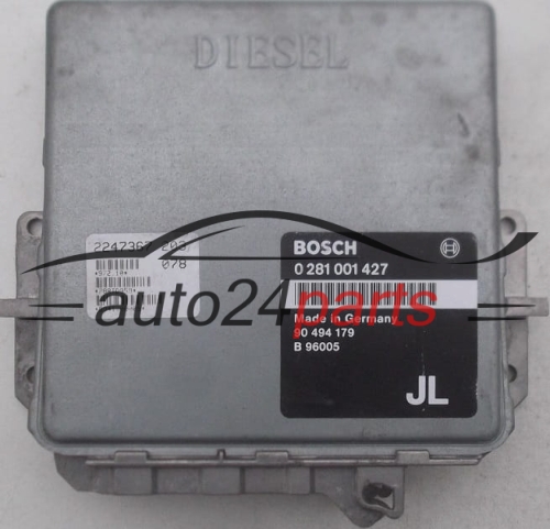 CALCULATEUR MOTEUR OPEL OMEGA 2.5 TDS BOSCH 0 281 001 427, 0281001427, 90 494 179 JL, 90494179JL, 90494179 