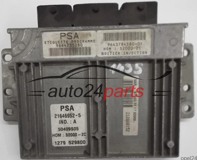 calculateur moteur pour citroen xsara 1.6 16v