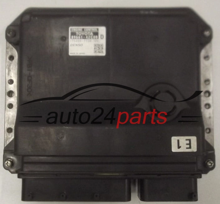 ECU ENGINE CONTROLLER TOYOTA AVENSIS RAV-4 2.2 DENSO 175800-7734,  89661-42C00