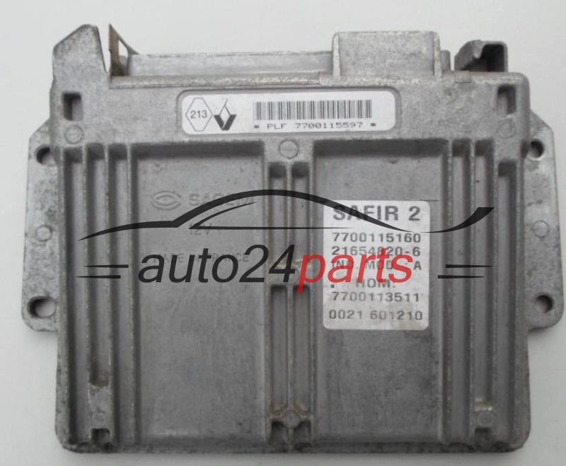 CENTRALINA MOTORE RENAULT CLIO 1.2 Sagem 21654820-6,  7700115160