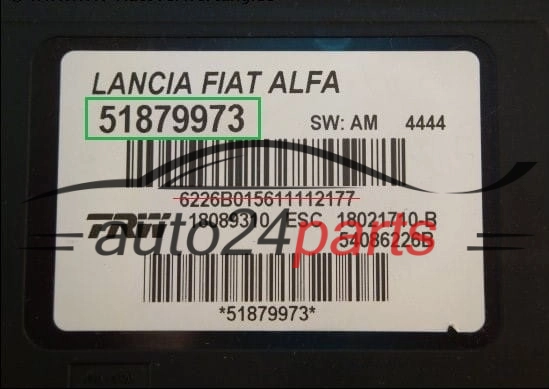ABS PUMP LANCIA FIAT 500 ALFA 51879973, TRW 18089310, 18021710-B, 54086226B