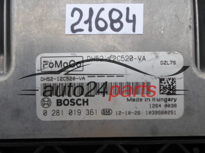 LAND ROVER BOSCH 0 281 019 361, 0281019361, DH52-12C520-VA, DH5212C520VA