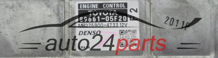 MOTORSTEUERGERÄT ECU STEUERGERAT TOYOTA AVENSIS 2.0 D4D 89661-05F20, 8966105F20, MB275900-4733, MB2759004733