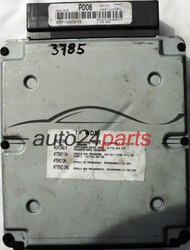 ECU CENTRALITA DE MOTOR FORD GALAXY 2.0 96BP12A650FA POO6, MLE-236, 96BP-12A650-FA