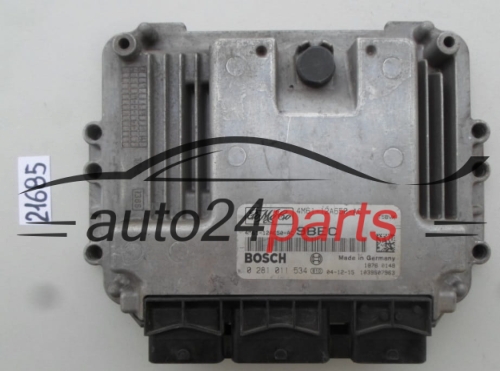MAZDA 1.6 TDCI BOSCH 0 281 011 534, 0281011534, FoMoCo 4M61-12A650-AC, 4M6112A650AC 