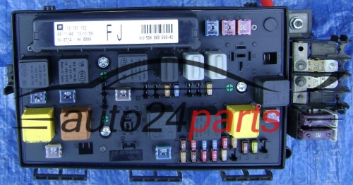 FUSE RELAY BOX ELECTRICAL COMFORT CONTROL MODULE BODY OPEL CHEVROLET HOLDEN VAUXHALL ASTRA ZAFIRA B 13191132 FJ 93182941 6238006 HELLA 5DK008668-42, 5DK 008 668-42