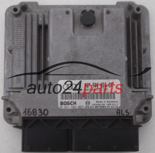 Μονάδα Ελέγχου Κινητήρα AUDI 2.0 FSI BOSCH 0 261 S02 065, 0261S02065, 06F 906 056 CP, 06F906056CP 