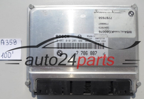 KOMPUTER STEROWNIK SILNIKA BMW E46 320 2.0 D BOSCH 0 281 010 205