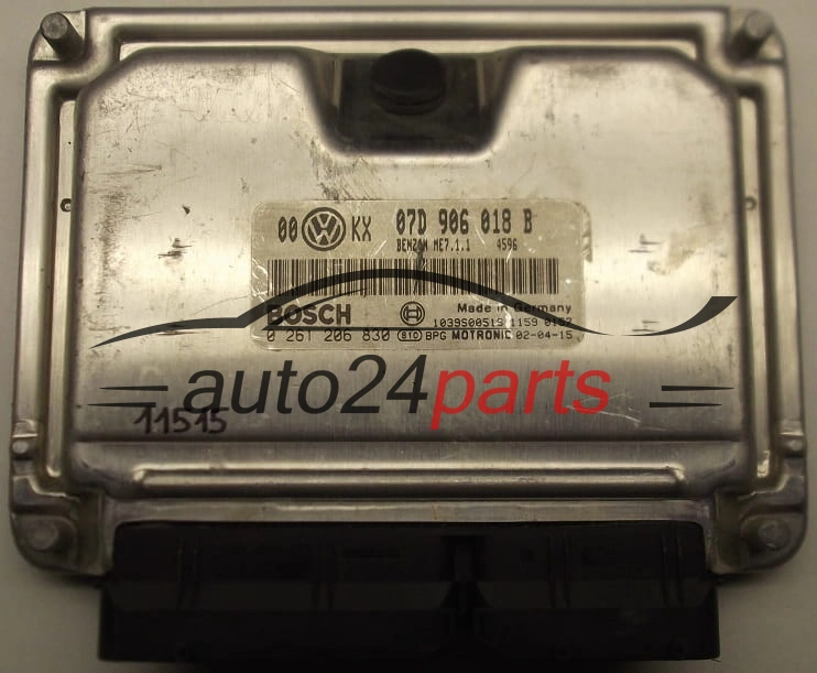 VW VOLKSWAGEN PASSAT 4.0 BOSCH 0 261 206 830, 0261206830, 07D 906 018 B, 07D906018B 