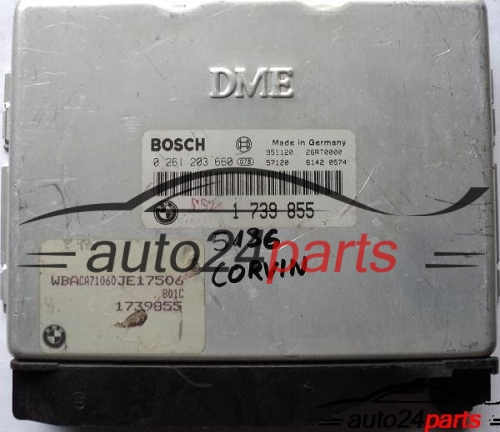 ECU CENTRALITA DE MOTOR BMW 3 E36 316 BOSCH 0 261 203 660, 0261203660, 1 739 855, 1739855 