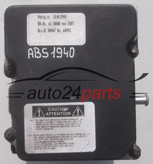 Aντλία αβς TOYOTA COROLLA VERSO BOSCH , 0265234222,  445400F020, 0265950412
