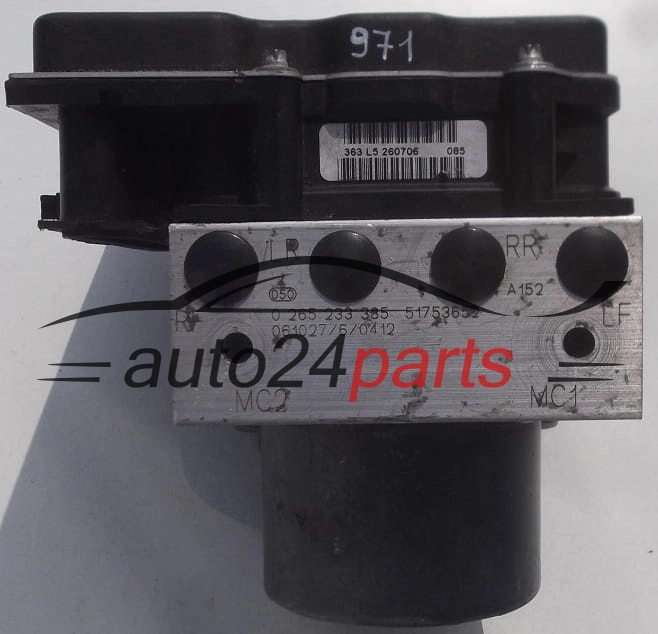Aντλία ABS ALFA ROMEO 147 BOSCH 0 265 233 335,  51753652