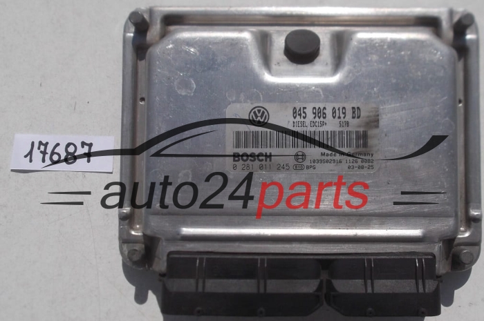 CALCULATEUR MOTEUR VW VOLKSWAGEN LUPO 1.4 TDI BOSCH 0 281 011 245