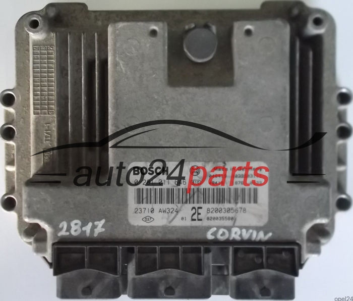 ECU CENTRALITA DE MOTOR NISSAN PRIMERA 1.9 DCI BOSCH 0281011646, 0 281 011 646, 23710AW324 23710 AW324, 8200305678