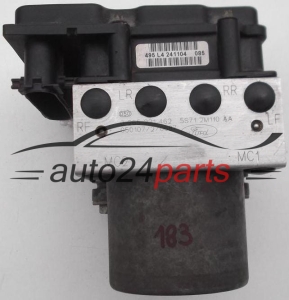 POMPE HYDRAULIQUE ET CALCULATEUR d'ABS FORD MONDEO BOSCH 0 265 231 462, 0265231462, 5S71 2M110 AA, 5S712M110AA, 0 265 800 381, 0265800381