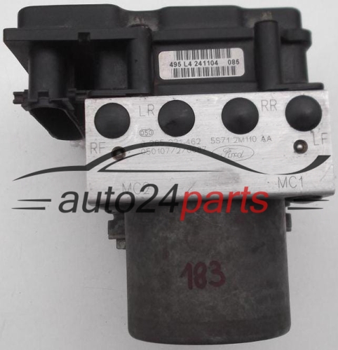 POMPE HYDRAULIQUE ET CALCULATEUR dABS FORD MONDEO BOSCH 0 265 231 462, 0265231462, 5S71 2M110 AA, 5S712M110AA, 0 265 800 381, 0265800381