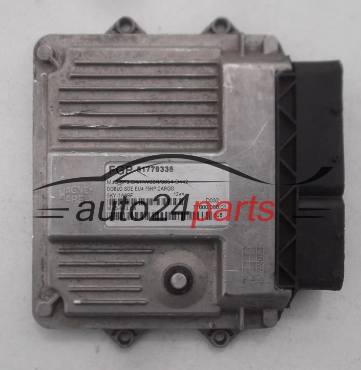 Μονάδα Ελέγχου Κινητήρα FIAT DOBLO 1.3 CDTI MAGNETI MARELLI MJD 6F3.D4, MJD6F3D4, FGP 51779338, 71600.086.01, 7160008601