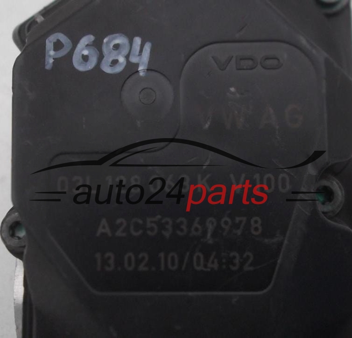 Σώμα πεταλούδας VW AUDI SEAT 2.0 TDI VDO A2C53369978