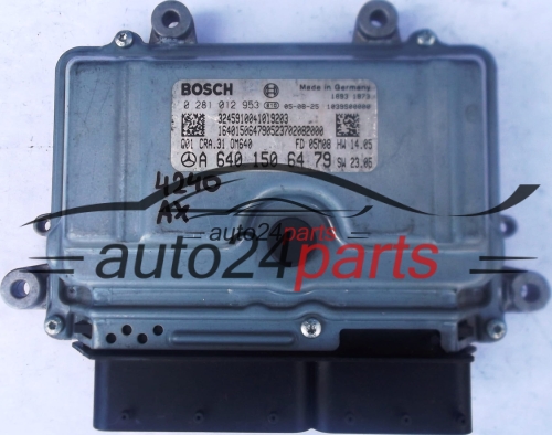 MERCEDES B180 2.0 CDI A6401506479, 6401506479, A 640 150 64 79 BOSCH 0281012953, 0 281 012 953