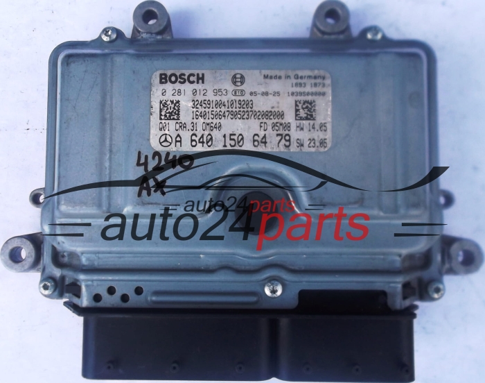 MERCEDES B180 2.0 CDI A6401506479, 6401506479, A 640 150 64 79 BOSCH 0281012953, 0 281 012 953
