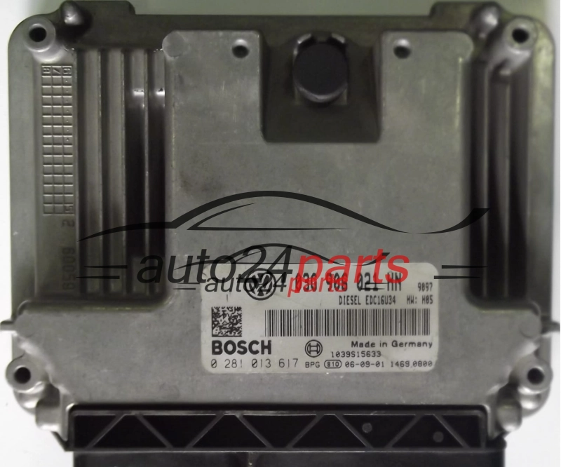 ECU CENTRALITA DE MOTOR VW VOLKSWAGEN TOURAN 2.0 TDI 03G906021HN, BOSCH 0281013617