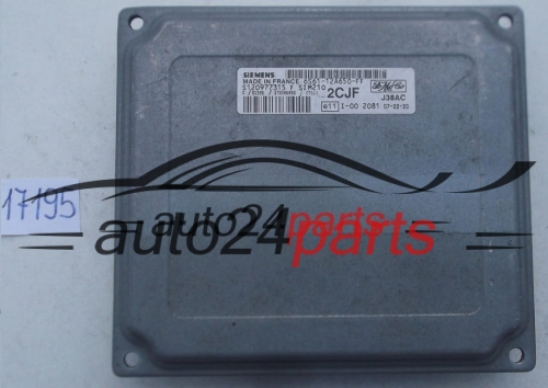 ECU ENGINE CONTROLLER FORD FIESTA SIEMENS S120977315 F, S120977315F, FoMoCo 6S61-12A650-FF, 6S6112A650FF 