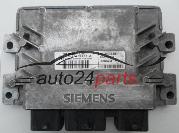 CENTRALINA DO MOTORE RENAULT TWINGO 1.2 SIEMENS S120201107 A,  8200438381