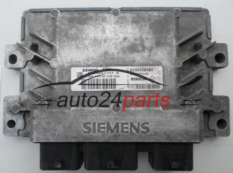 CENTRALINA DO MOTORE RENAULT TWINGO 1.2 SIEMENS S120201107 A,  8200438381