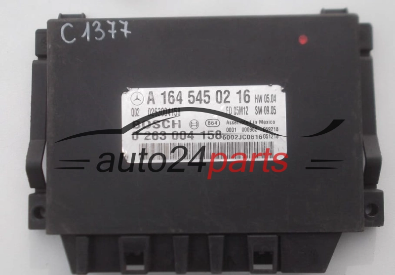 CENTRALKA MODUL PARKTRONIK PDC MERCEDES ML BOSCH 0 263 004 158, 0263004158, A 164 545 02 16, A1645450216