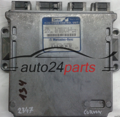 ECU CENTRALITA DE MOTOR MERCEDES 