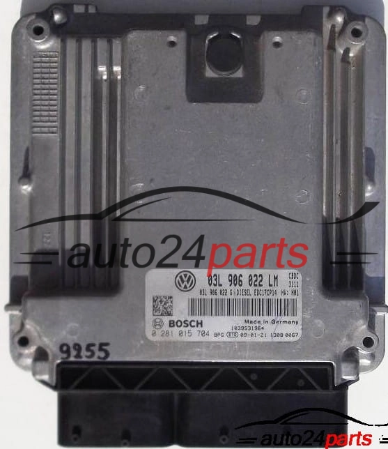 ΜΟΝΑΔΑ ΕΛΕΓΧΟΥ ΚΙΝΗΤΗΡΑ VW VOLKSWAGEN GOLF PLUS II, BOSCH 0 281 015 704