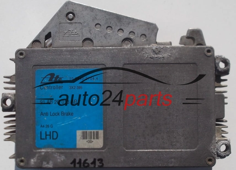 ECU CONTROLLER ABS FORD ESCORT ATE 10.0940-0704.4, 10094007044, 91 AB 2C 013 AB, 91AB2C013AB