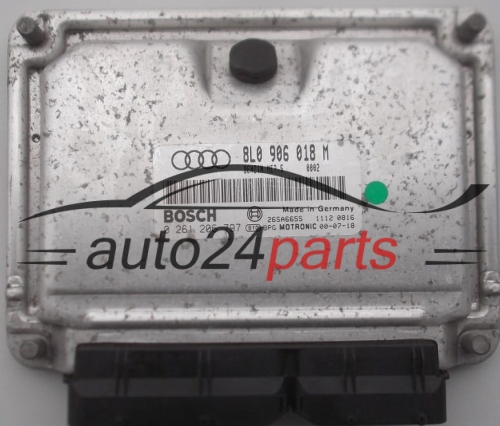ECU CENTRALITA DE MOTOR AUDI TT 1.8T 1.8 TURBO BAM 8L0906018M, 8L0 906 018 M, BOSCH 0261206797, 0 261 206 797 