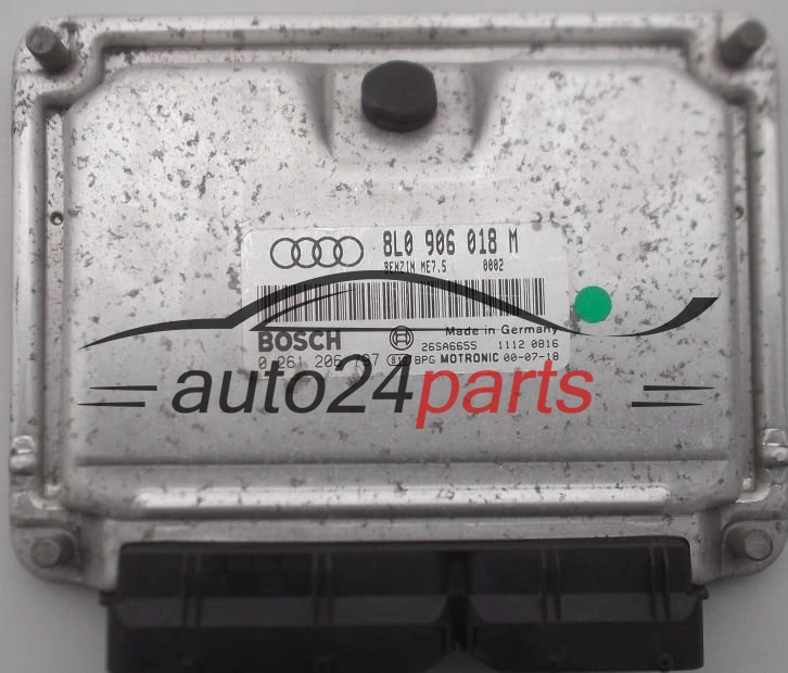 ECU CENTRALITA DE MOTOR AUDI TT 1.8T 1.8 TURBO BAM 8L0906018M, 8L0 906 018 M, BOSCH 0261206797, 0 261 206 797 