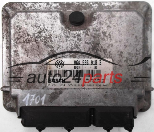 ECU ENGINE CONTROLLER SEAT LEON TOLEDO 1.8 06A906018B, BOSCH 0261204725 