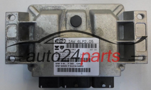 ECU ENGINE CONTROLLER  CITROEN PEUGEOT Magneti Marelli IAW 6LP2.05, HW 16631054, 9653979480, SW 16735044, 9657429380