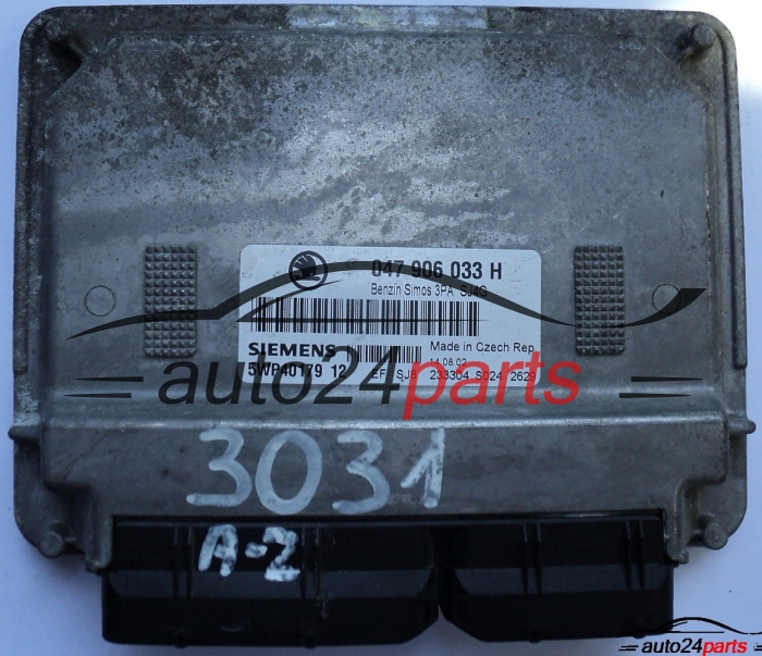 ECU CENTRALITA DE MOTOR SKODA FABIA 1.4 MPI AQW 047906033H, SIEMENS 5WP40179