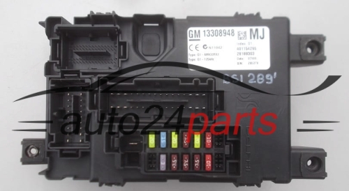 BOITE ELECTRIQUE A RELAIS ET FUSIBLE OPEL CORSA D 13308948 MJ, 28189303