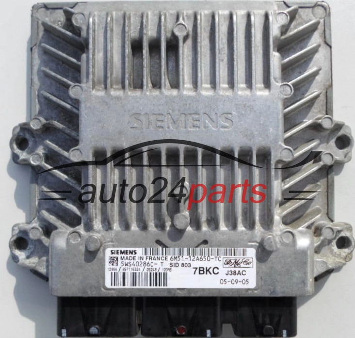 Μονάδα Ελέγχου Κινητήρα FORD FOCUS C-MAX SIEMENS 5WS40286C-T