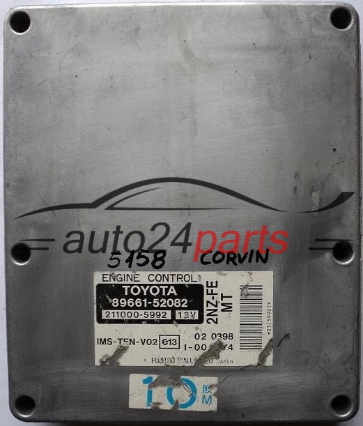 ECU ENGINE CONTROLLER TOYOTA YARIS 1.3 2NZ-FE, 89661-52082