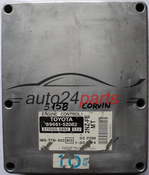 ECU ENGINE CONTROLLER TOYOTA YARIS 1.3 2NZ-FE, 89661-52082
