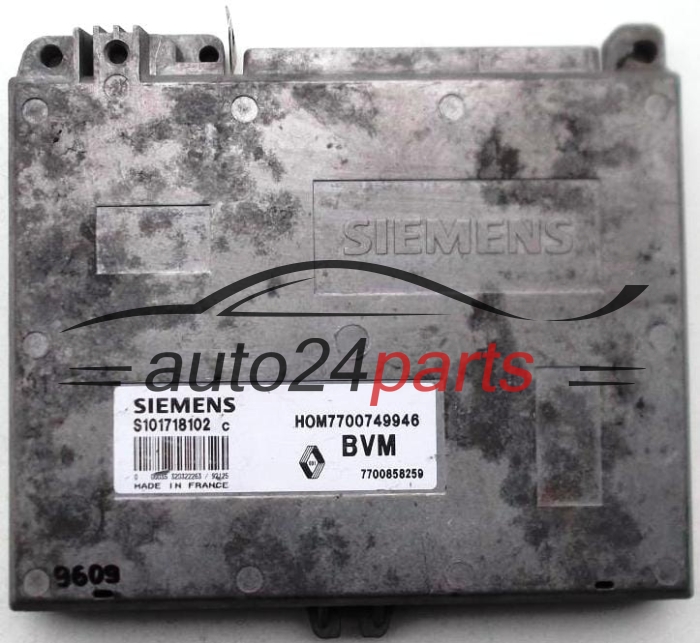 KOMPUTER STEROWNIK SILNIKA RENAULT CLIO 1.4, SIEMENS S101718102 C