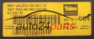 Centralina modulo comfort BSI  CITROEN PEUGEOT VALEO 730 051 12,  96 460 233 80