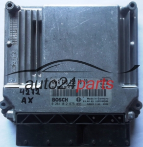MOTORSTEUERGERÄT ECU STEUERGERAT MERCEDES W221 S320 3.2 CDI A6481505079, 6481505079, A 648 150 50 79 BOSCH 0281012675, 0 281 012 675