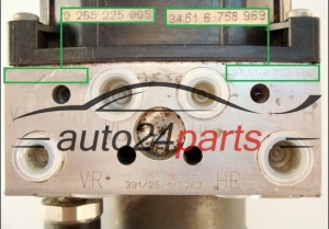 ABS PUMP  BMW E39 BOSCH 0 265 225 005,  34.51-6 758 969
