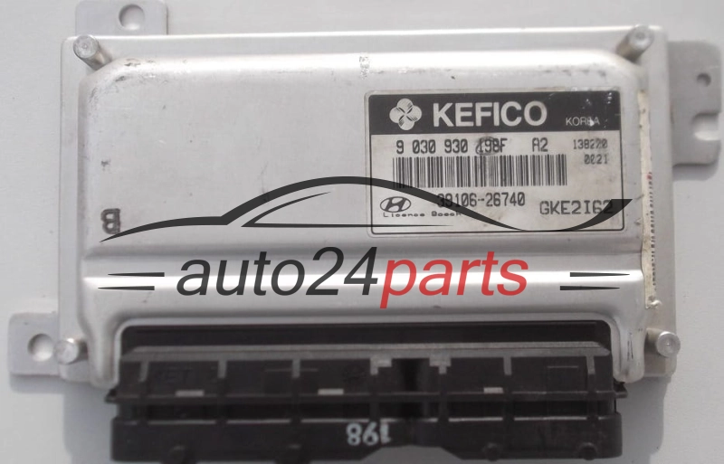 CALCULATEUR MOTEUR HYUNDAI COUPE 1.6 KEFICO 9 030 930 198F,  39106-26740
